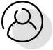 User avatar placeholder icon indicating profile or account