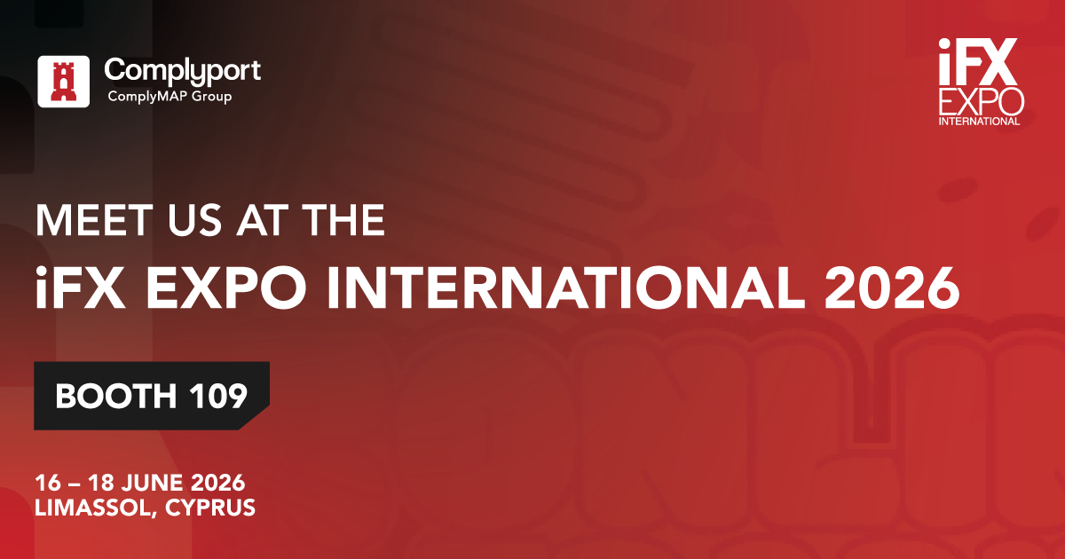 Banner announcing iFX Expo International 2026: Meet us at the iFX Expo International 2026, Booth 109; June 16–18, 2026 in Limassol, Cyprus.